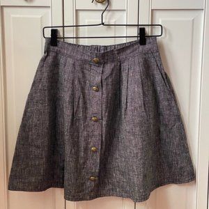 Tuesday Bassen Scout Skirt in Dark Grey XS